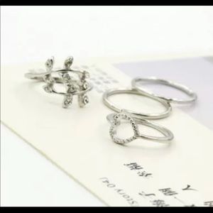 ♥️💋Stackable rings (4 pieces)